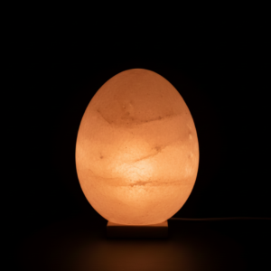 Pink Salt Egg Shape Lamp